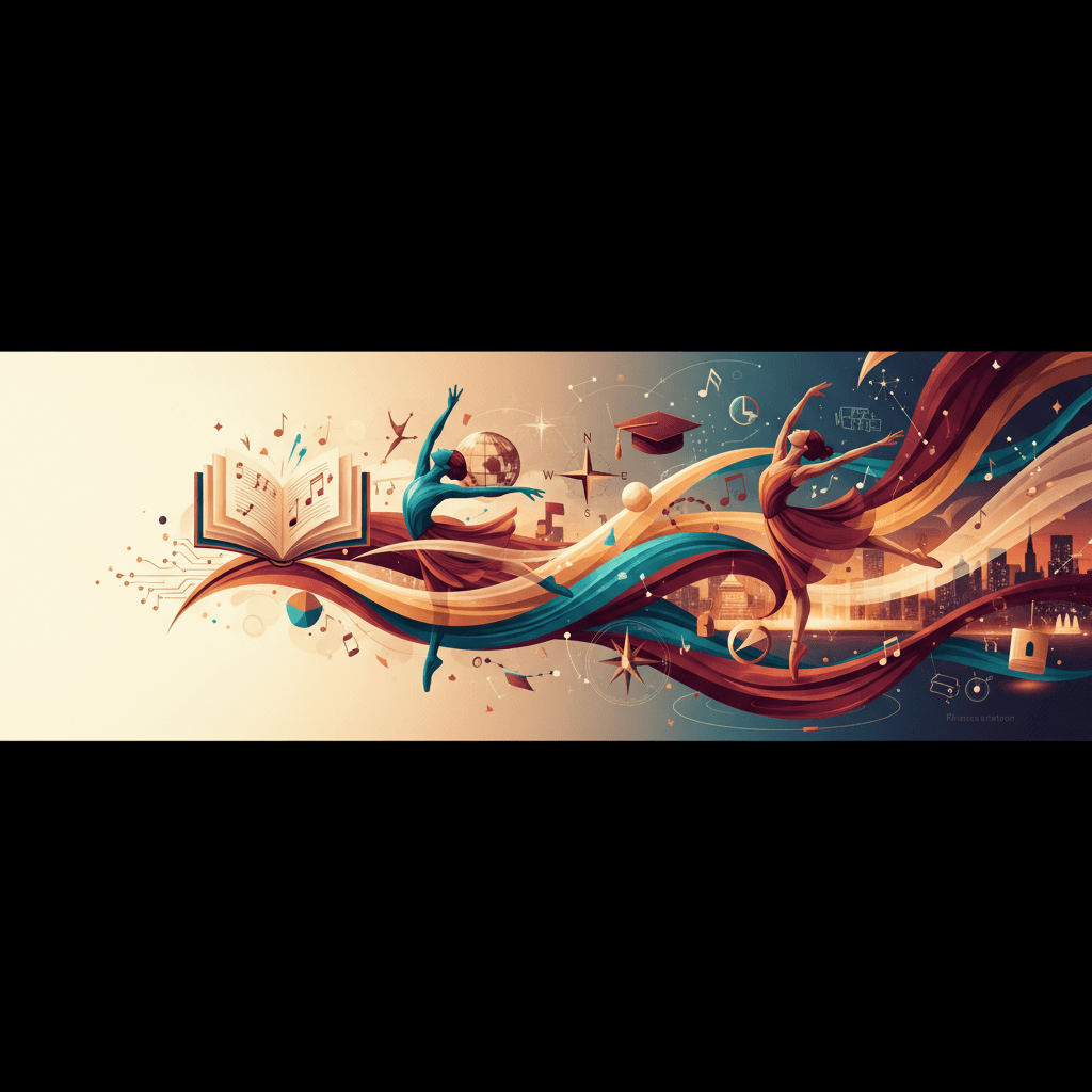 Dance revision hero illustration