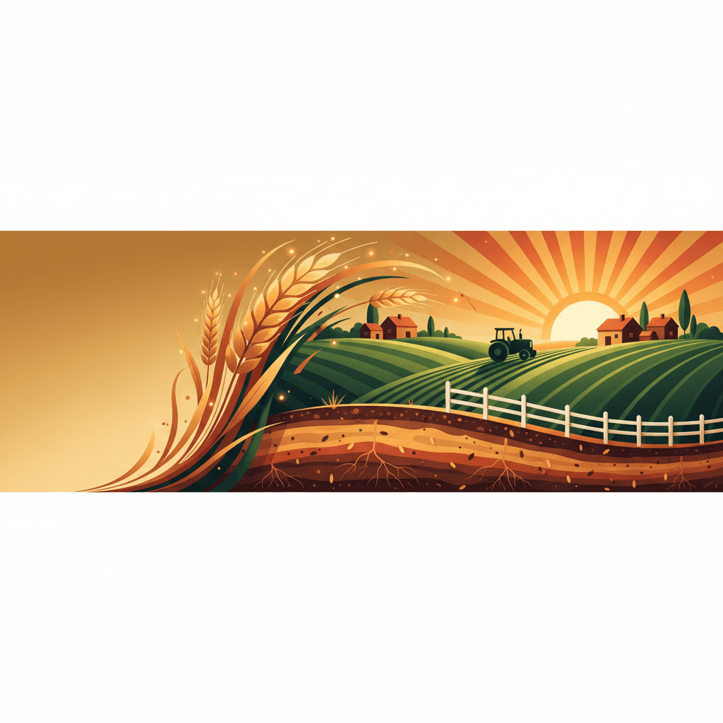 Agriculture revision hero illustration