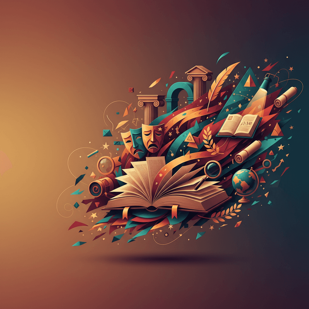 Drama revision hero illustration