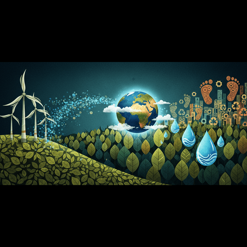 Environmental Science revision hero illustration