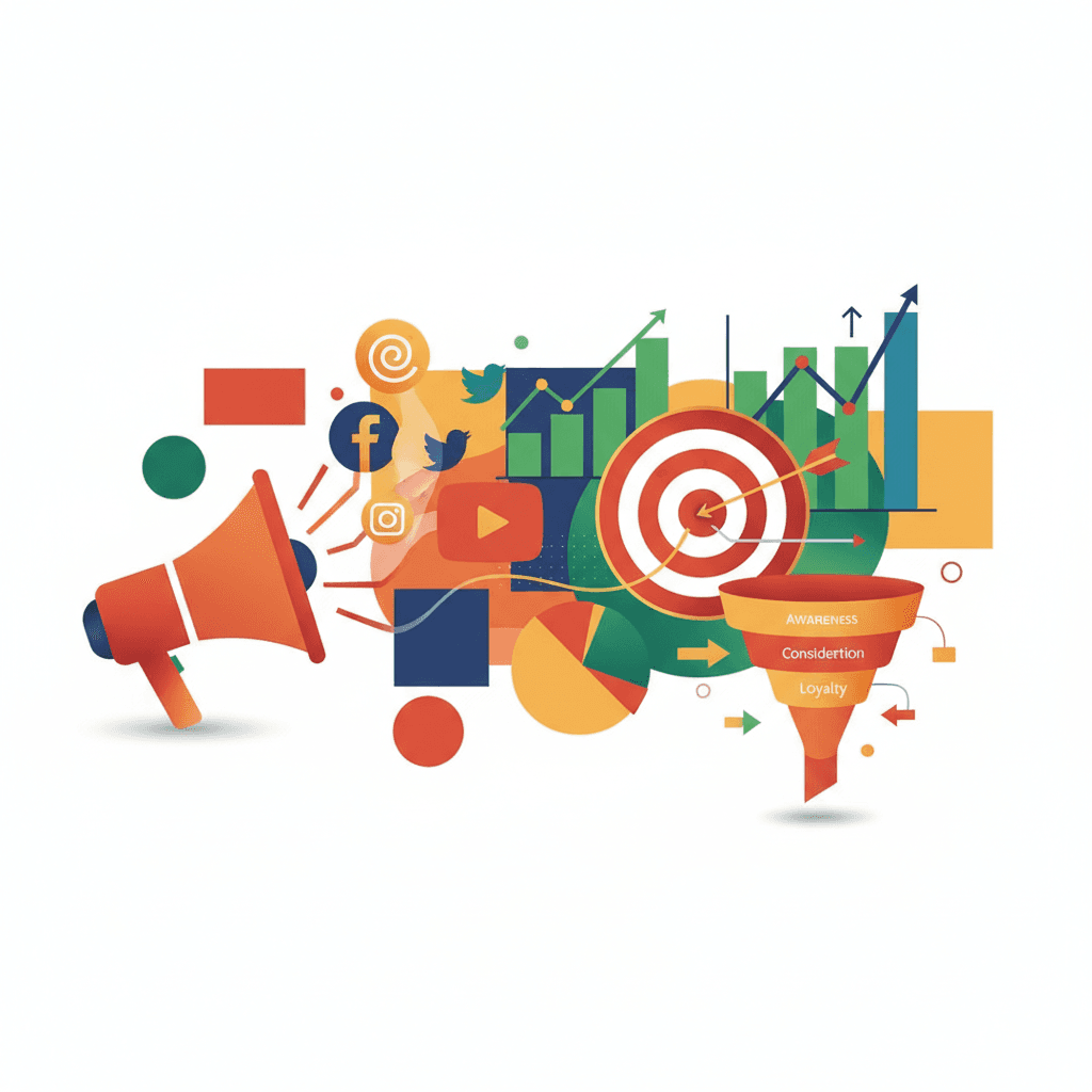 Marketing & Sales revision hero illustration