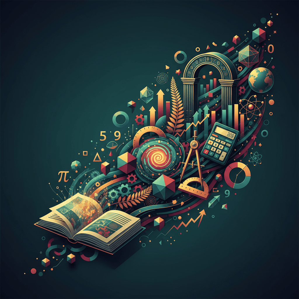 Mathematics revision hero illustration