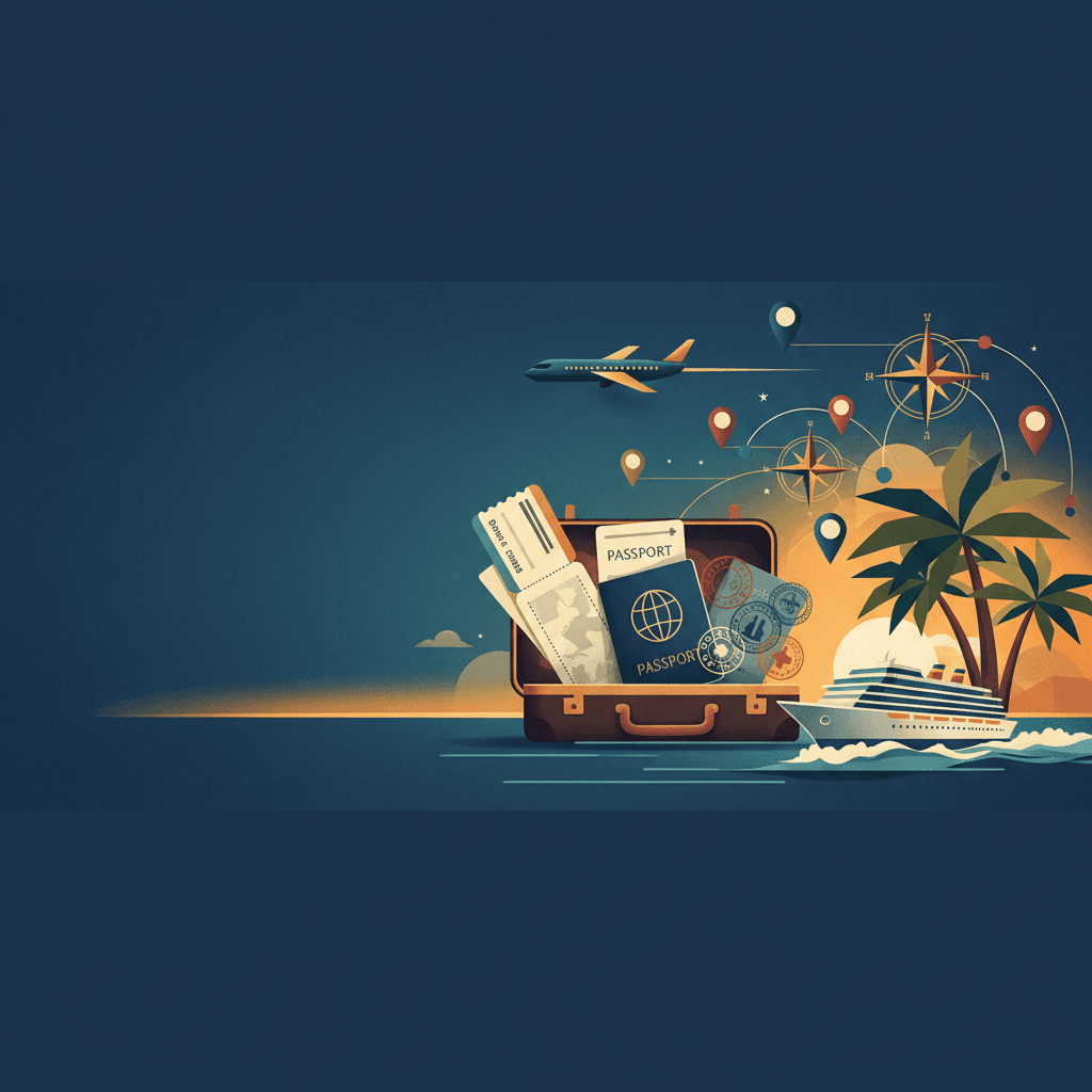 Travel & Tourism revision hero illustration
