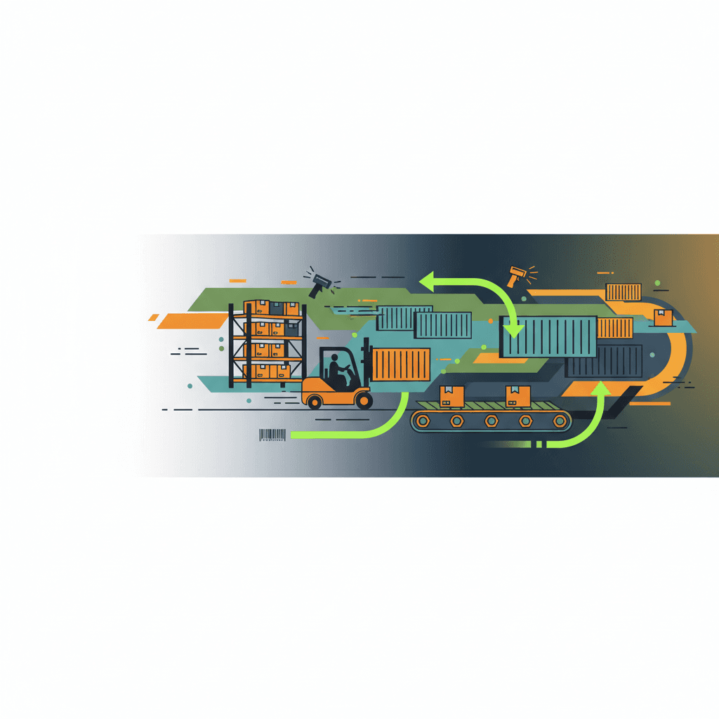 Warehousing & Logistics revision hero illustration